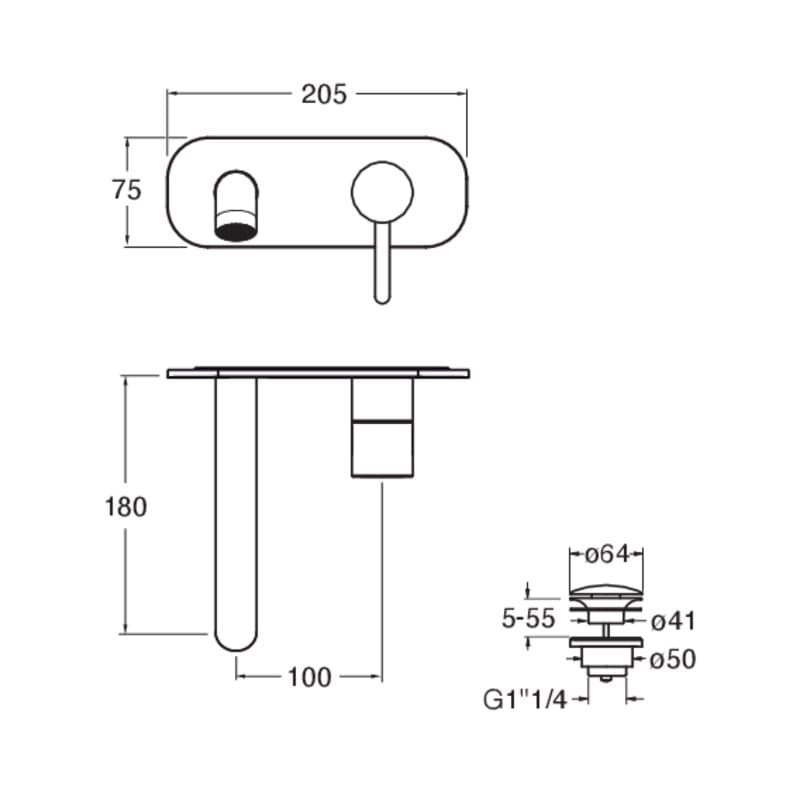 CRIIX256 installasjonstegning