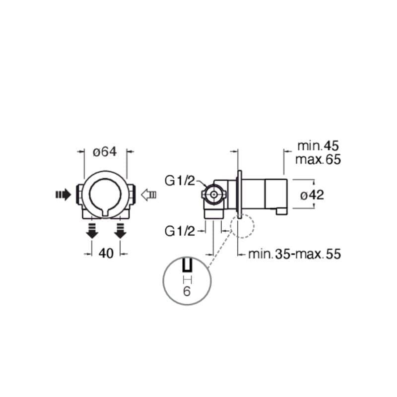 CRIPD602 installasjonstegning
