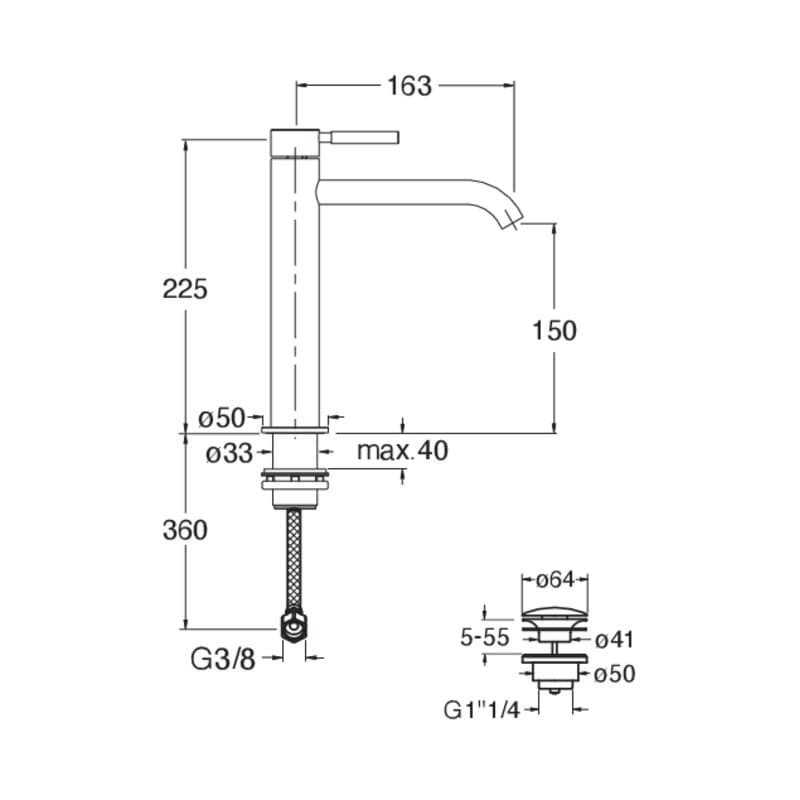 CRIPX227 installasjonstegning