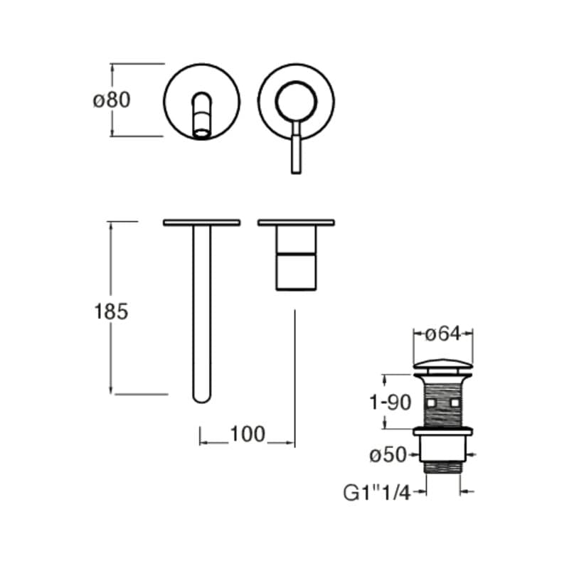 CRIPX257 installasjonstegning