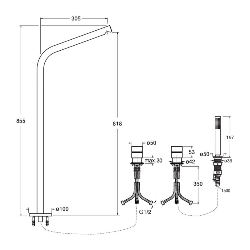 CRISX121 installasjonstegning