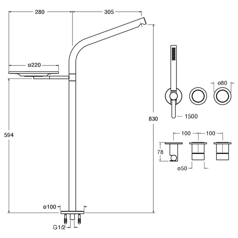 CRISX133 installasjonstegning
