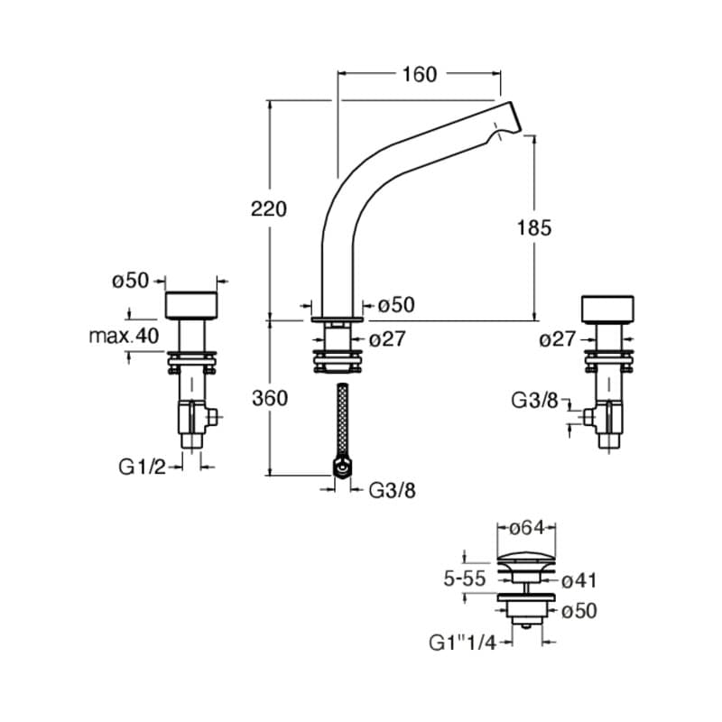 CRISX205 installasjonstegning