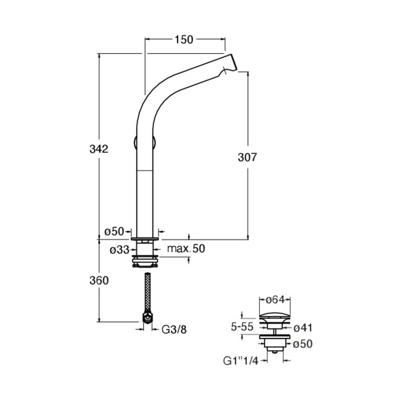 CRISX222 installasjonstegning
