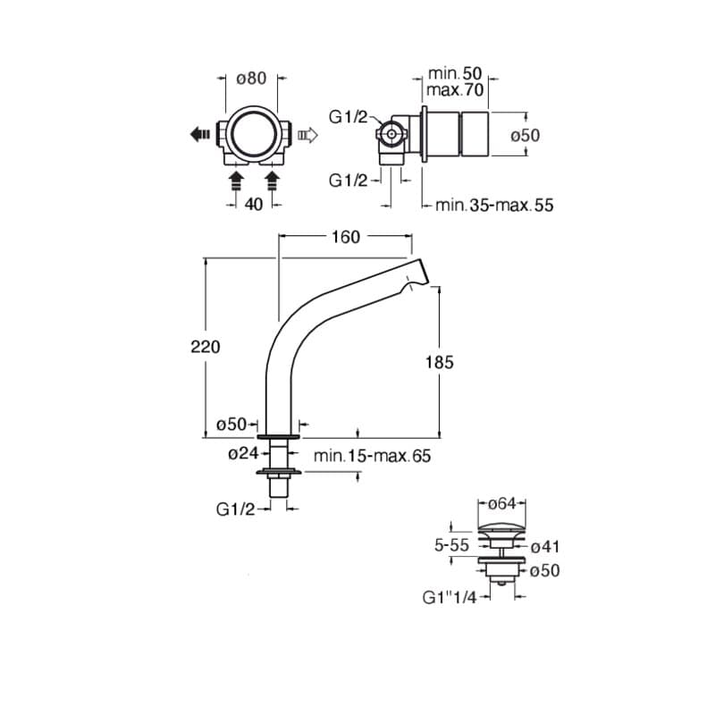 CRISX223 installasjonstegning