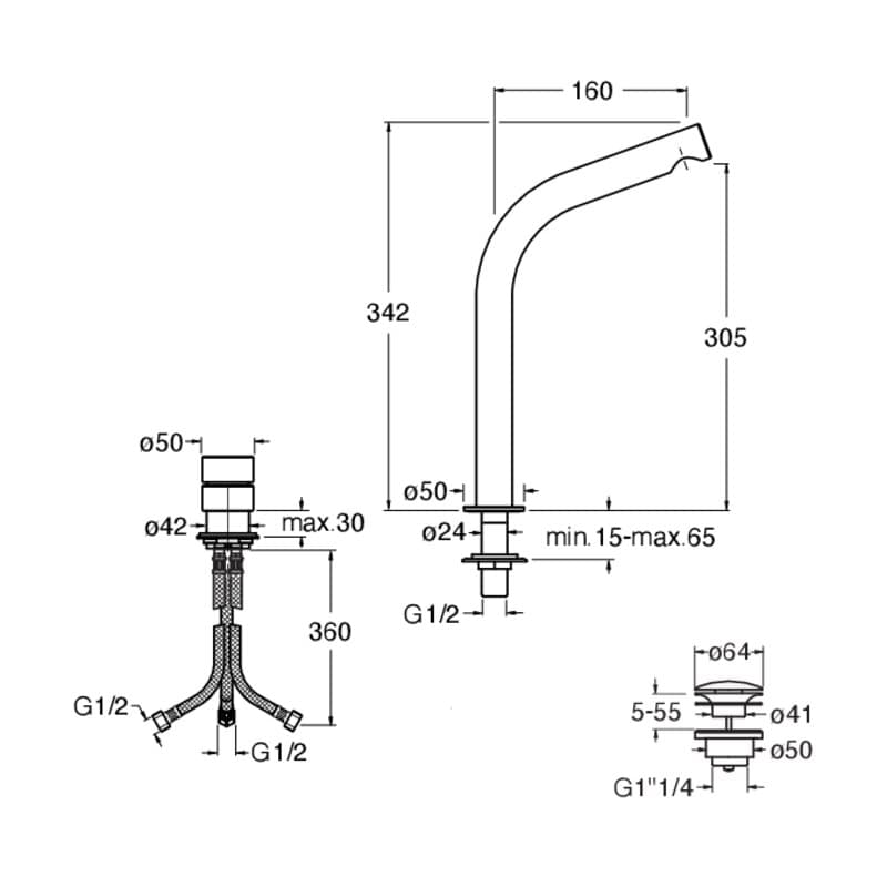 CRISX225 installasjonstegning