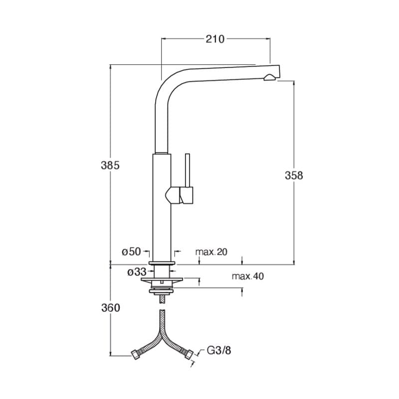 CRIKX535 installasjonstegning