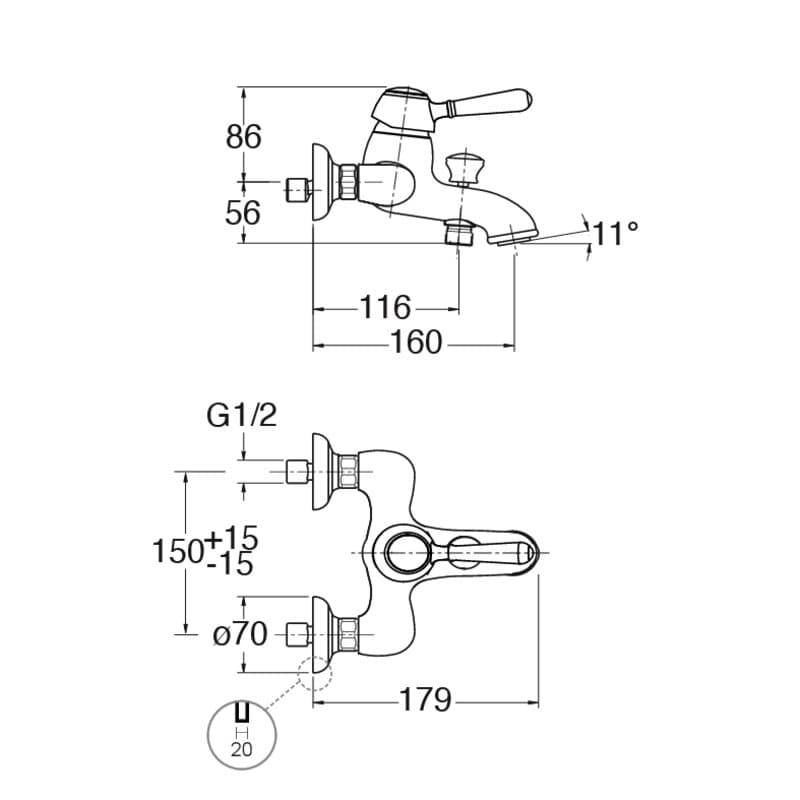 CRIAE107 installasjonstegning