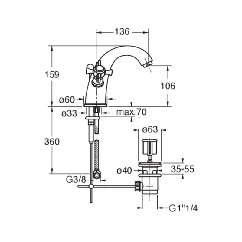CRICN212 installasjonstegning