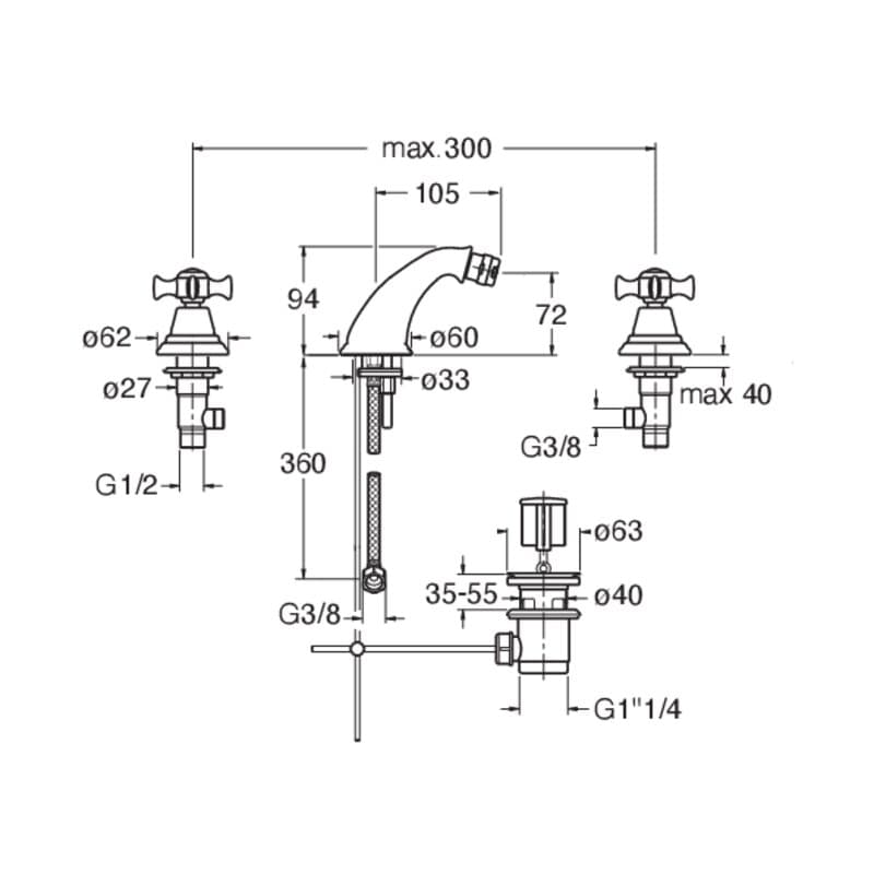 CRICN331 installasjonstegning