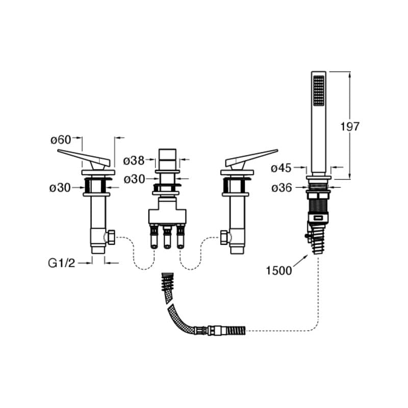 CRIBA122 installasjonstegning