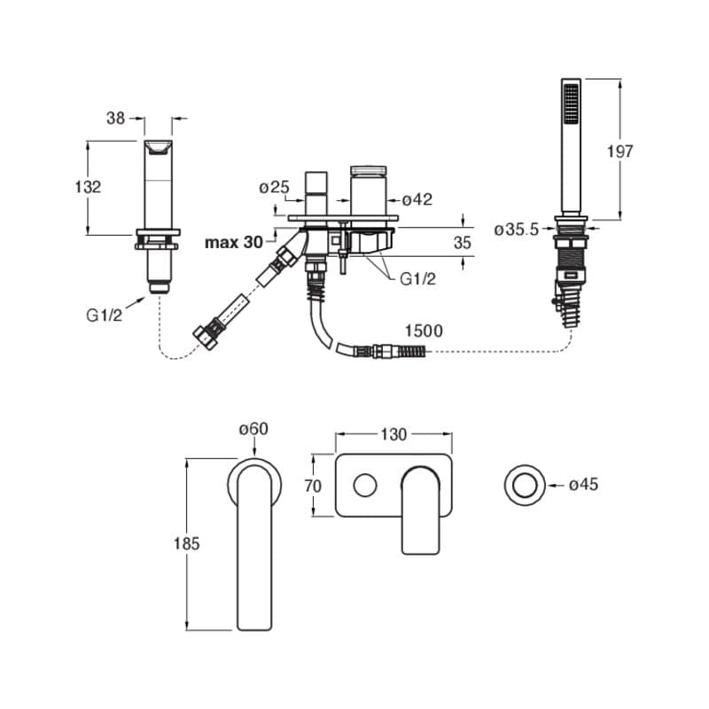 CRIBA181 installasjonstegning