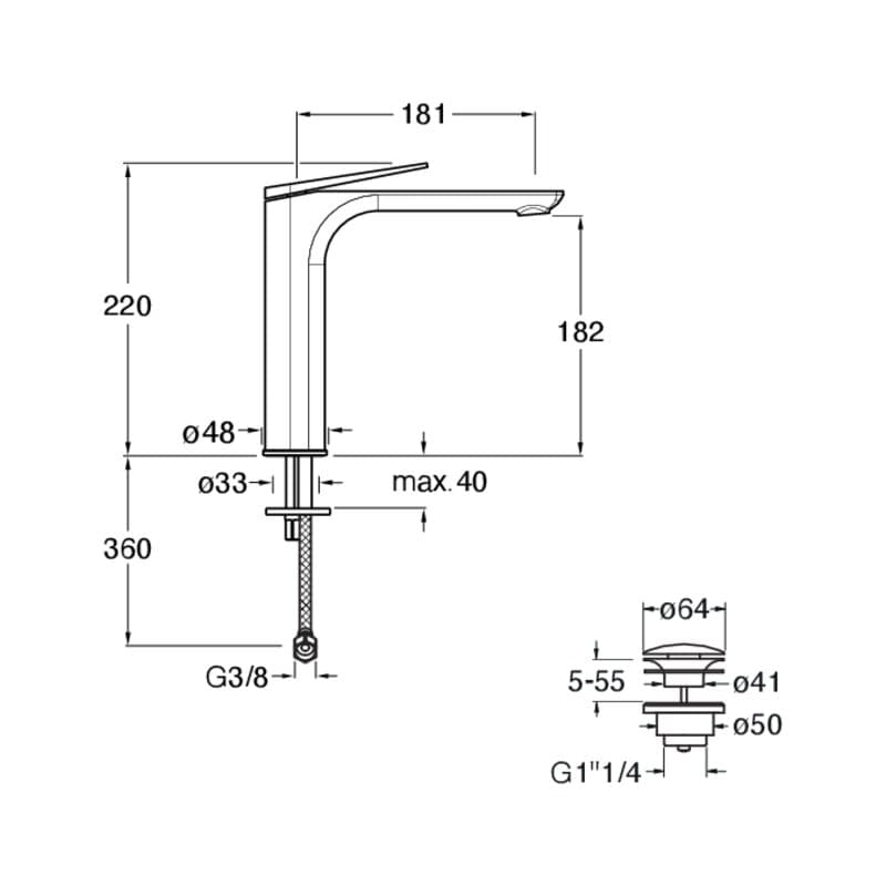 CRIBA227 installasjonstegning
