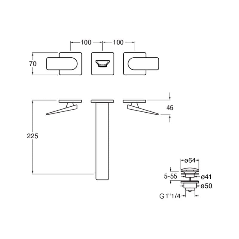 CRIBA243 installasjonstegning