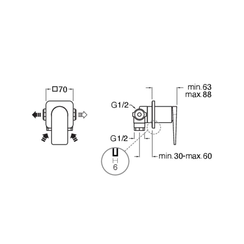 CRIBA638 installasjonstegning
