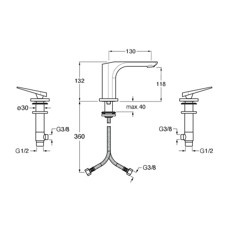CRIBA905 installasjonstegning