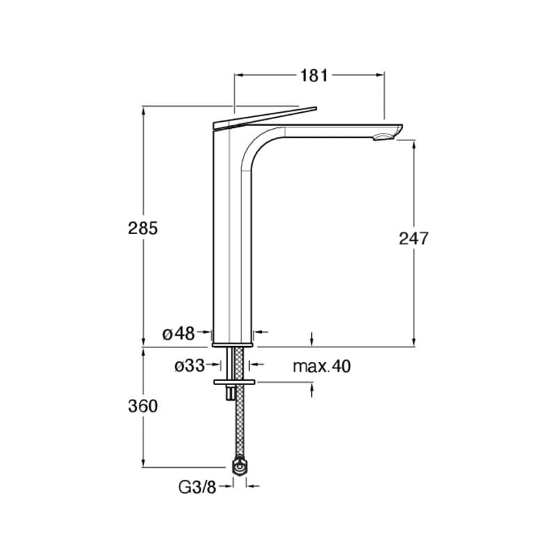 CRIBA922 installasjonstegning