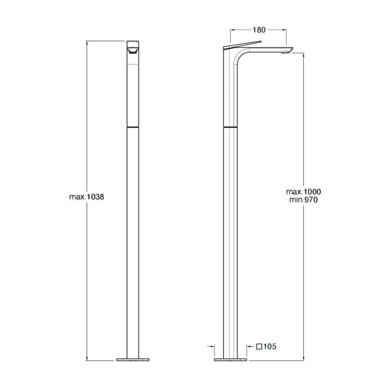 CRIBA990 installasjonstegning
