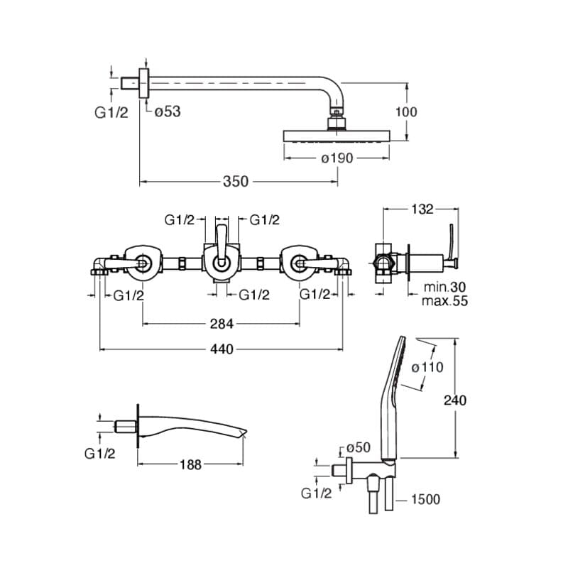 CRIBO113 installasjonstegning