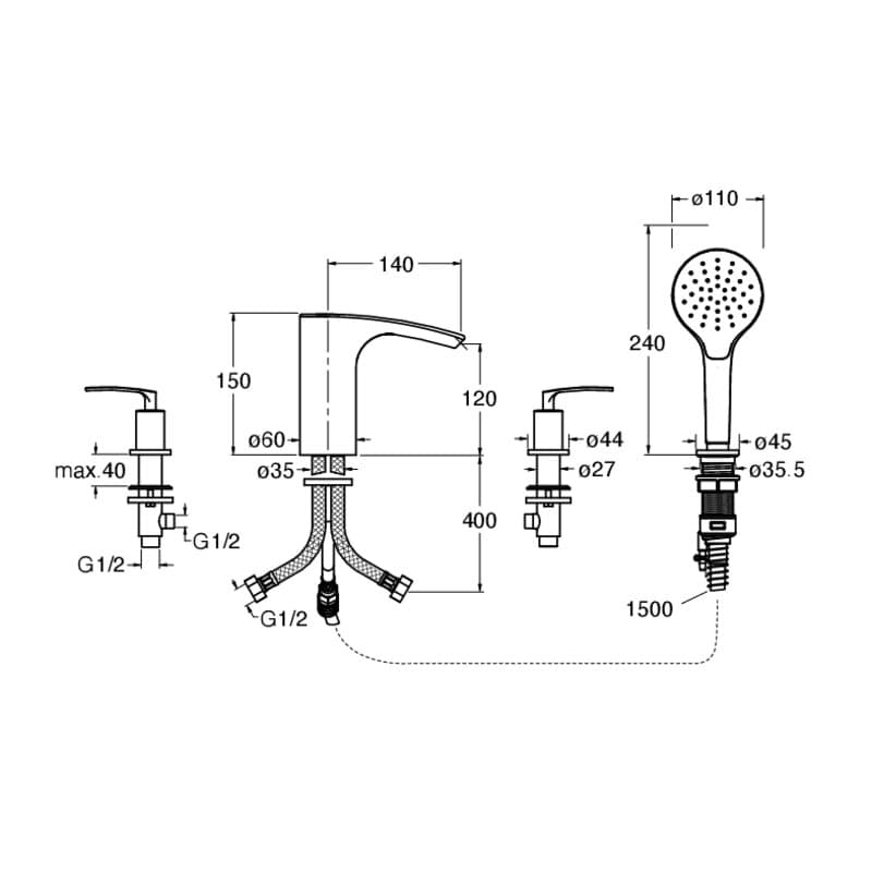 CRIBO126 installasjonstegning
