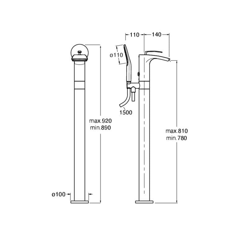 CRIBO190 installasjonstegning