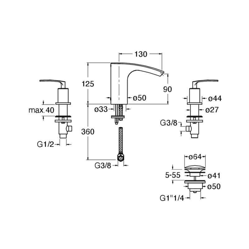 CRIBO205 installasjonstegning