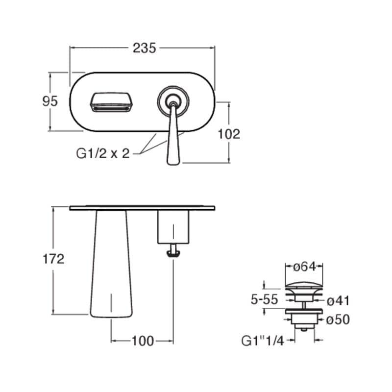 CRIBO256 installasjonstegning