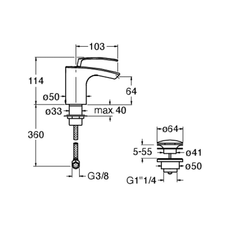 CRIBO320 installasjonstegning