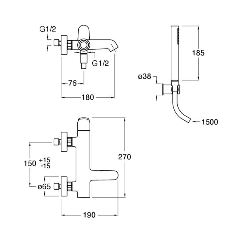 CRIBT100 installasjonstegning