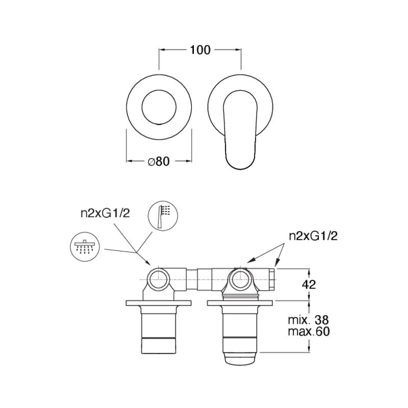 CRIBT632 installasjonstegning