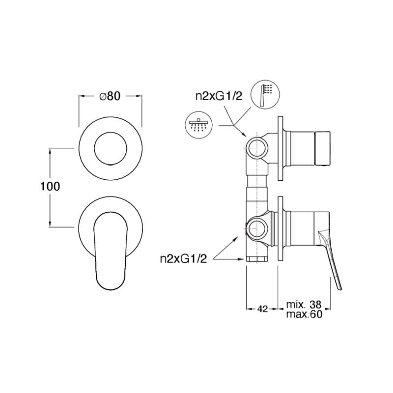 CRIBT662 installasjonstegning