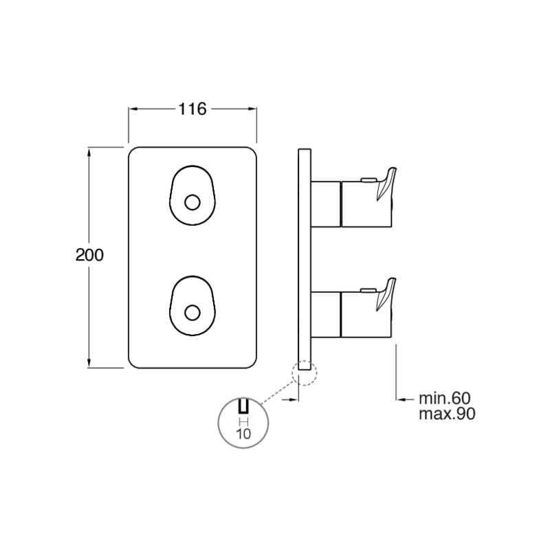 CRIBT753 installasjonstegning