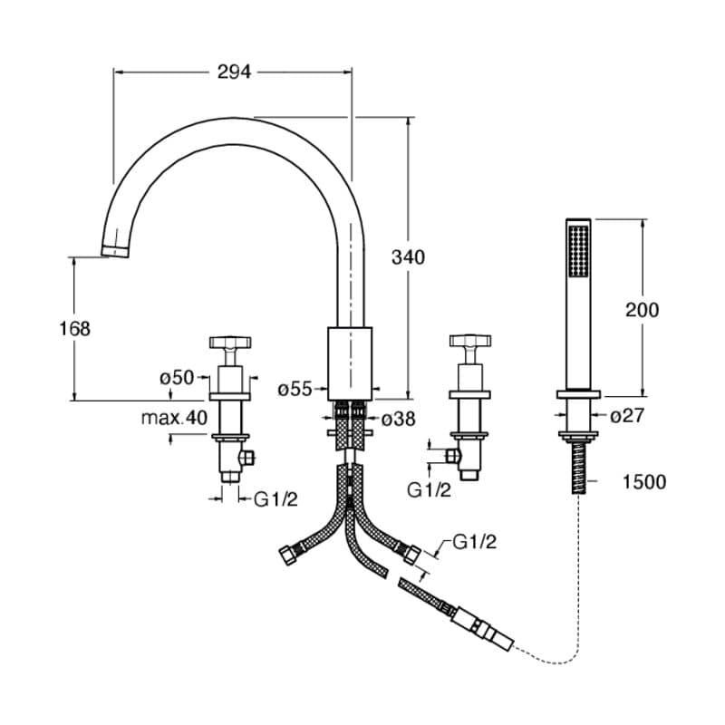 CRICR124 installasjonstegning