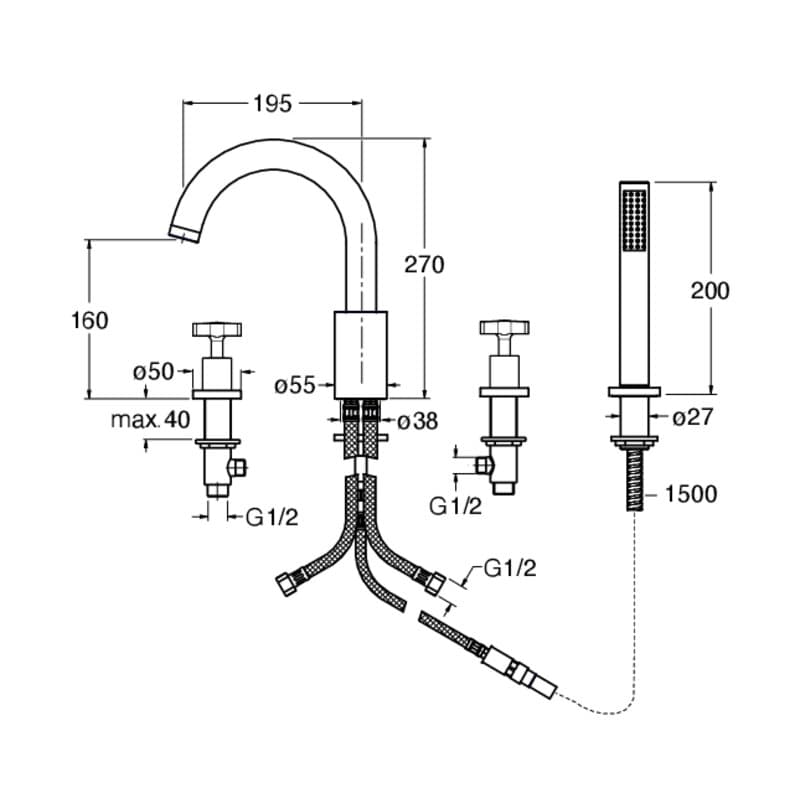CRICR126 installasjonstegning