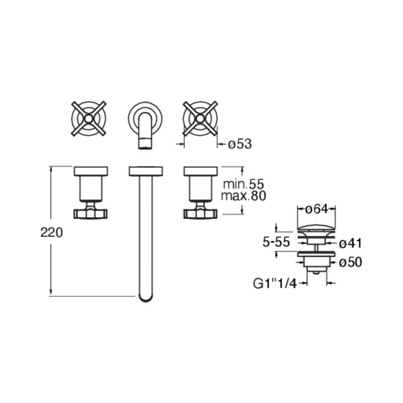 CRICR243 installasjonstegning