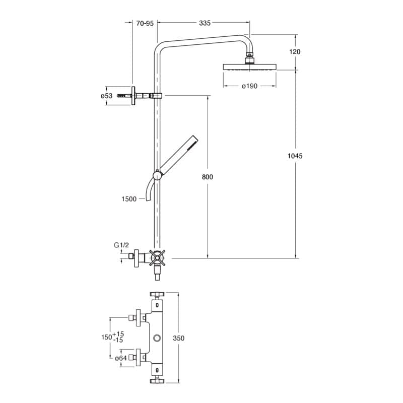 CRICR486 installasjonstegning