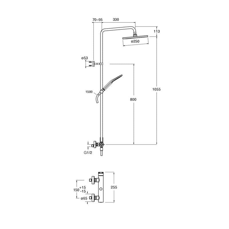 CRIDE409 installasjonstegning