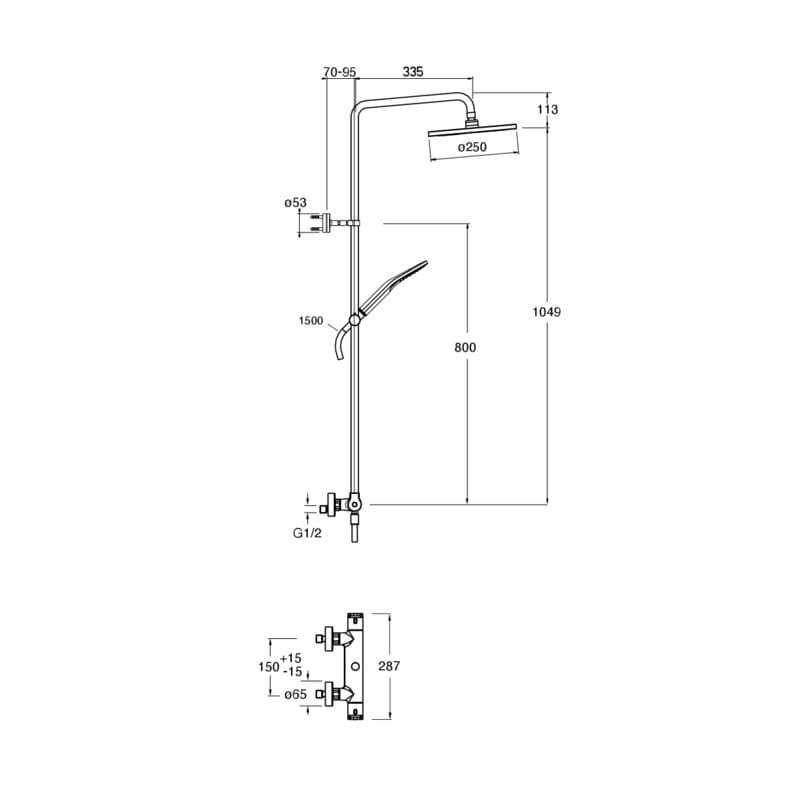 CRIDE486 installasjonstegning