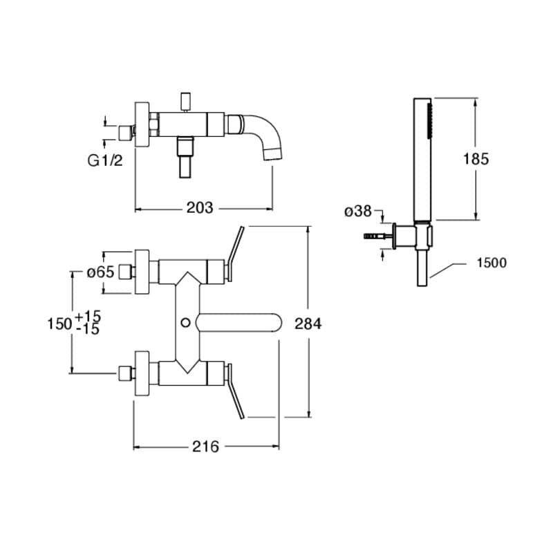 CRIES180 installasjonstegning