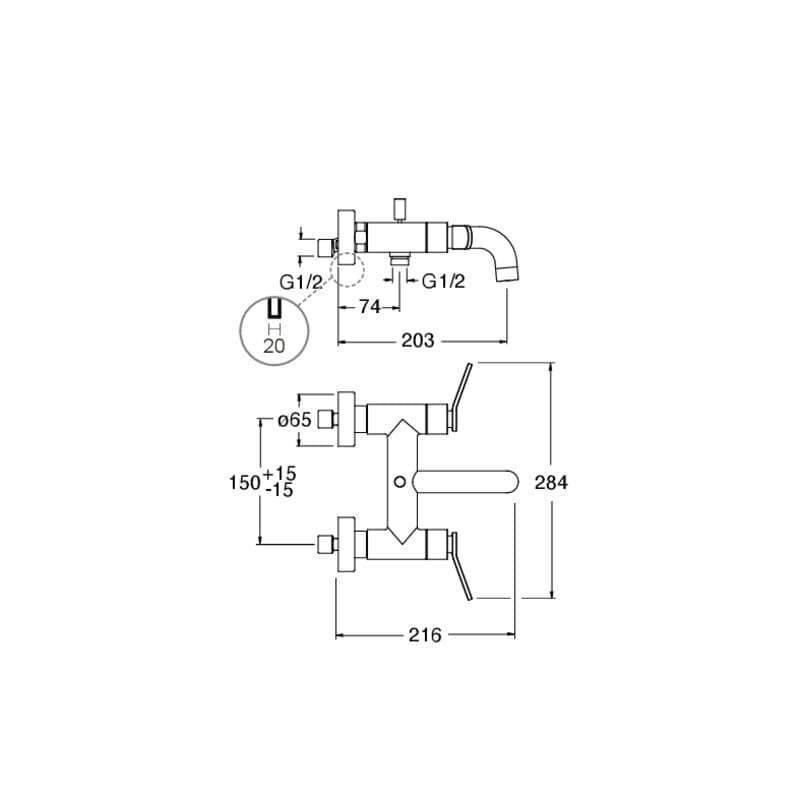 CRIES187 installasjonstegning