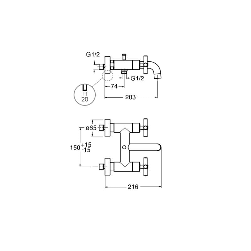 CRIEV187 installasjonstegning