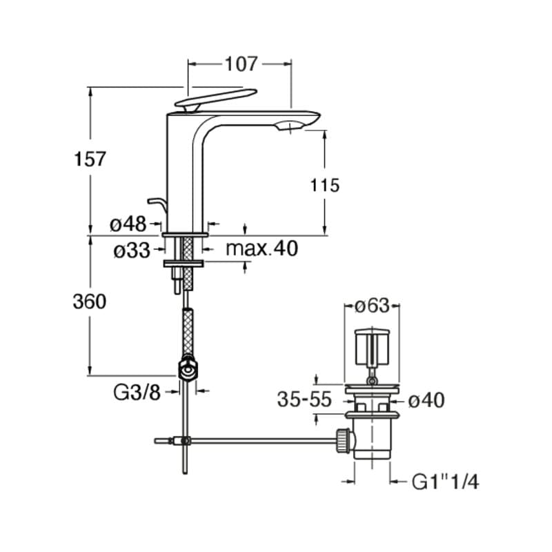 CRIFL221 installasjonstegning