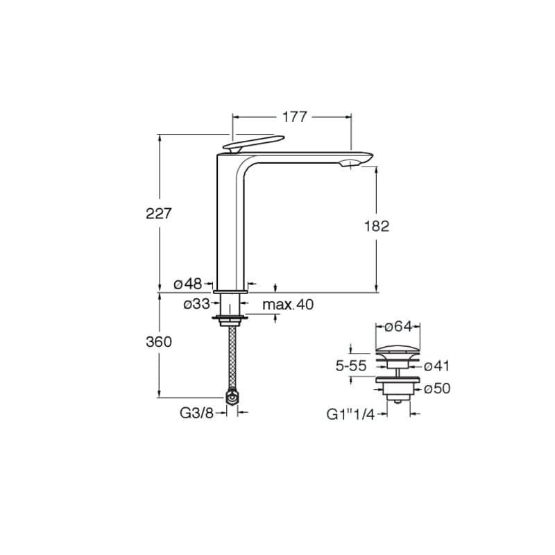 CRIFL227 installasjonstegning