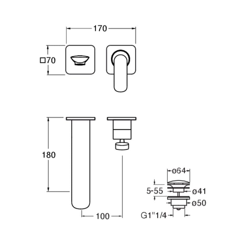 CRIFL257 installasjonstegning