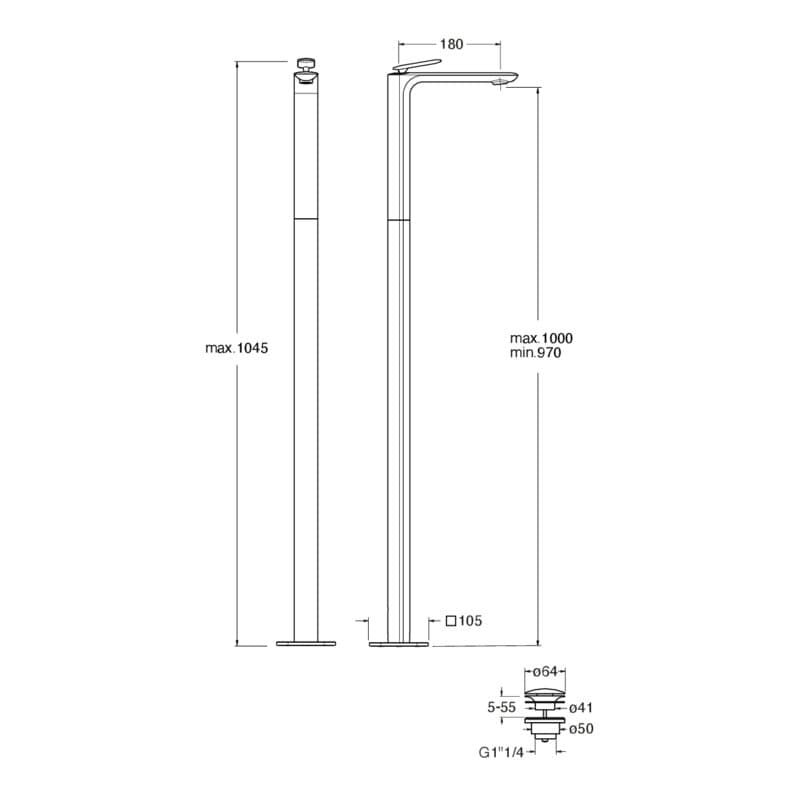 CRIFL290 installasjonstegning