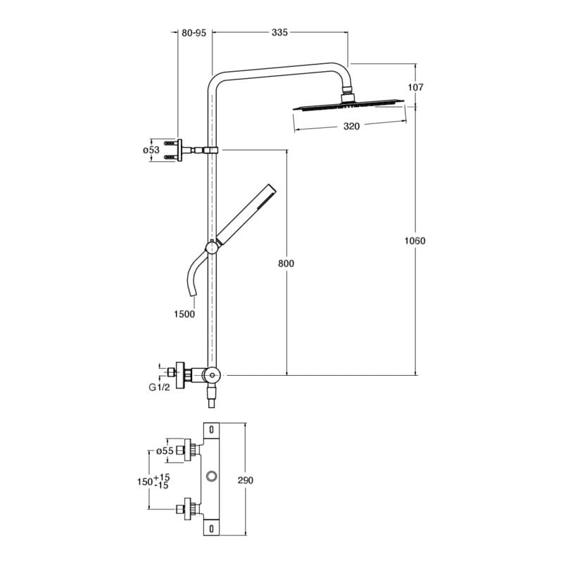 CRIFL486 installasjonstegning