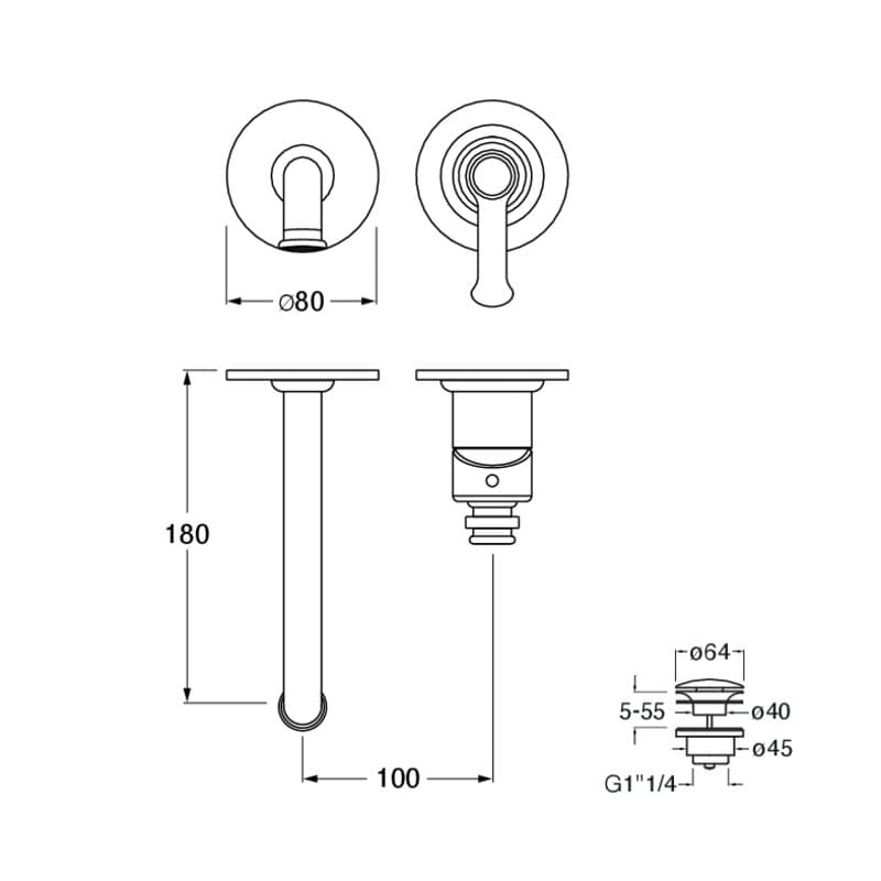 CRIFA257 installasjonstegning
