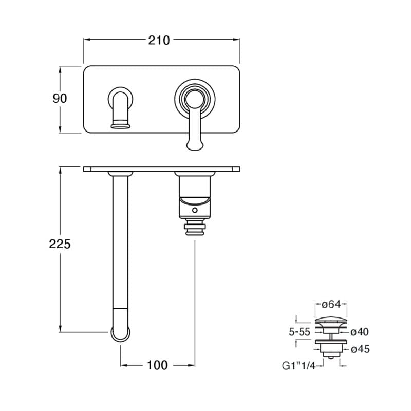 CRIFA258 installasjonstegning