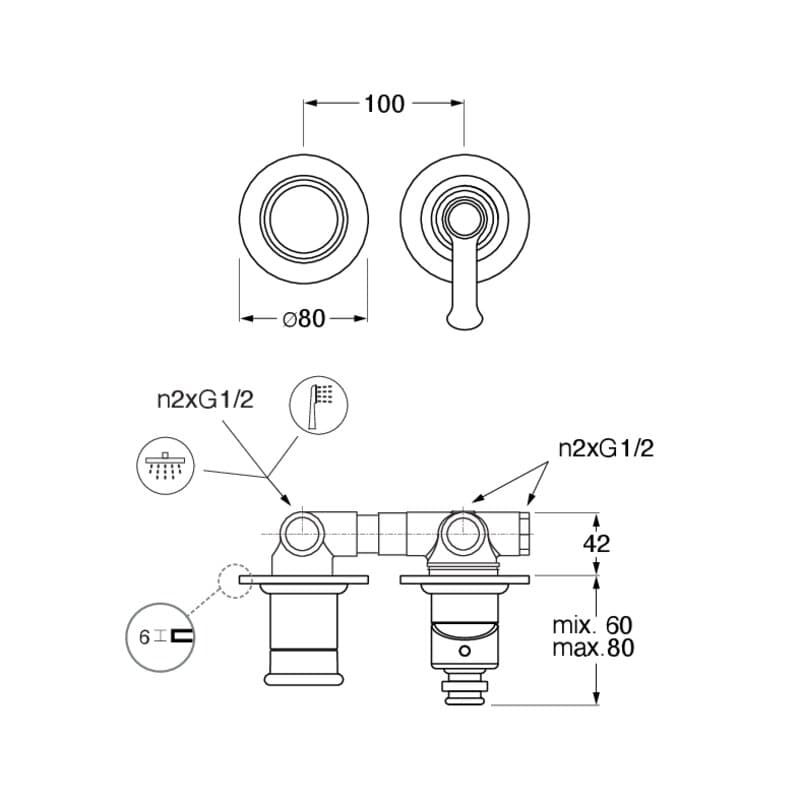 CRIFA632 installasjonstegning