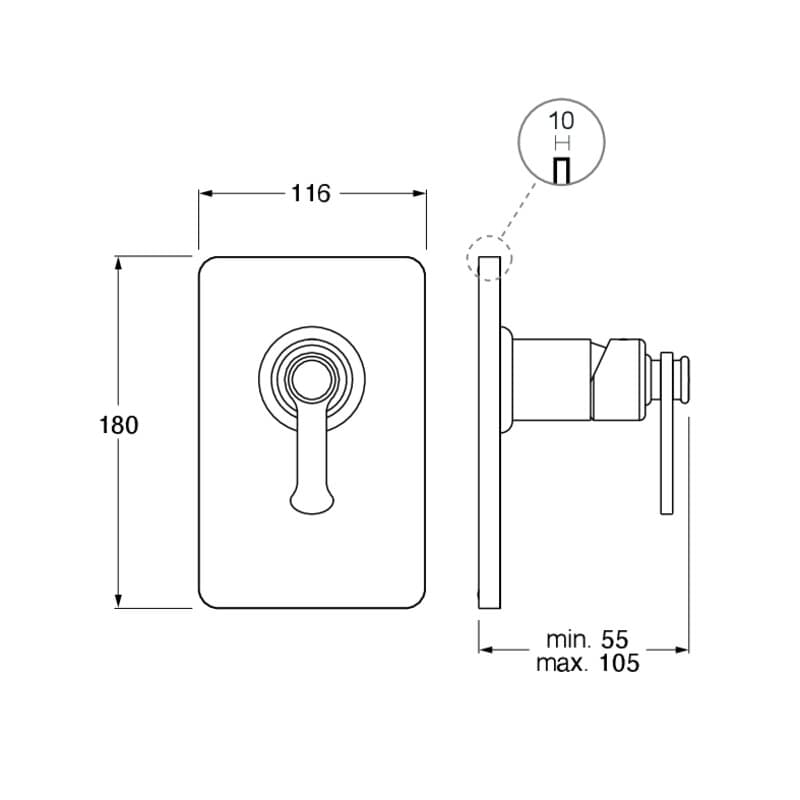 CRIFA686 installasjonstegning